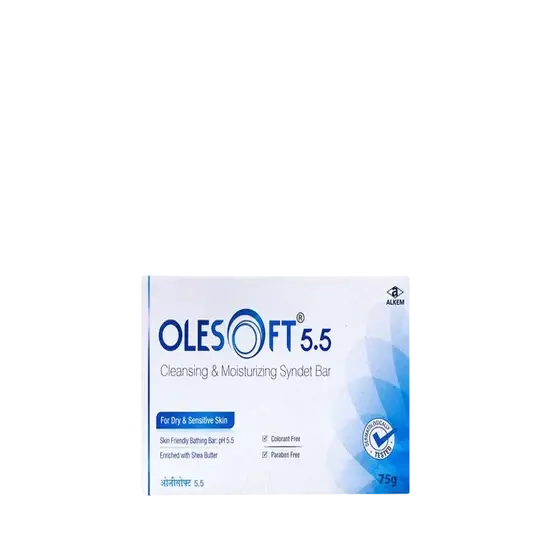 Olesoft 5.5 Cleansing & Moisturizing Syndet Bar