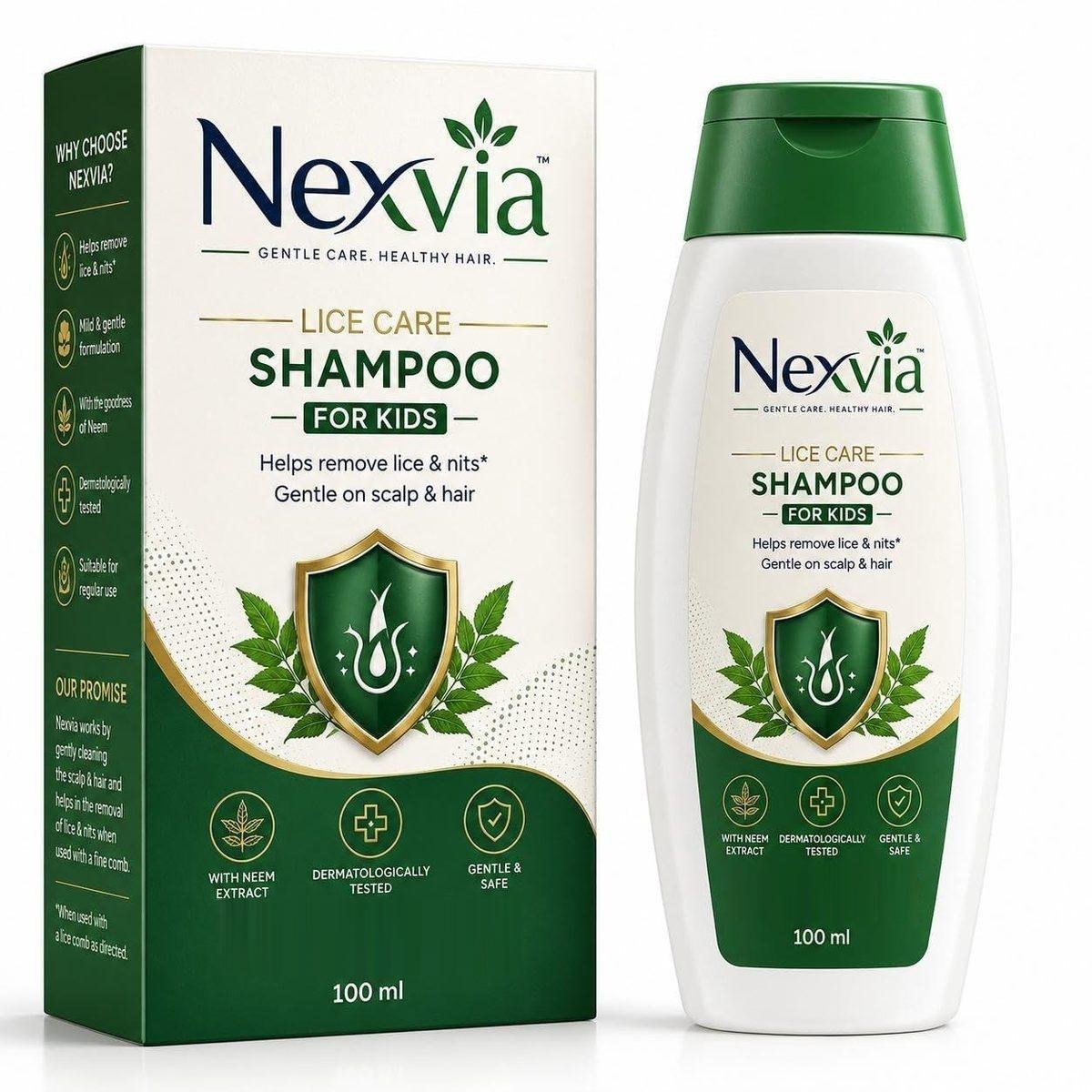 Nexvia Lice Care Shampoo for Kids, 100 ml
